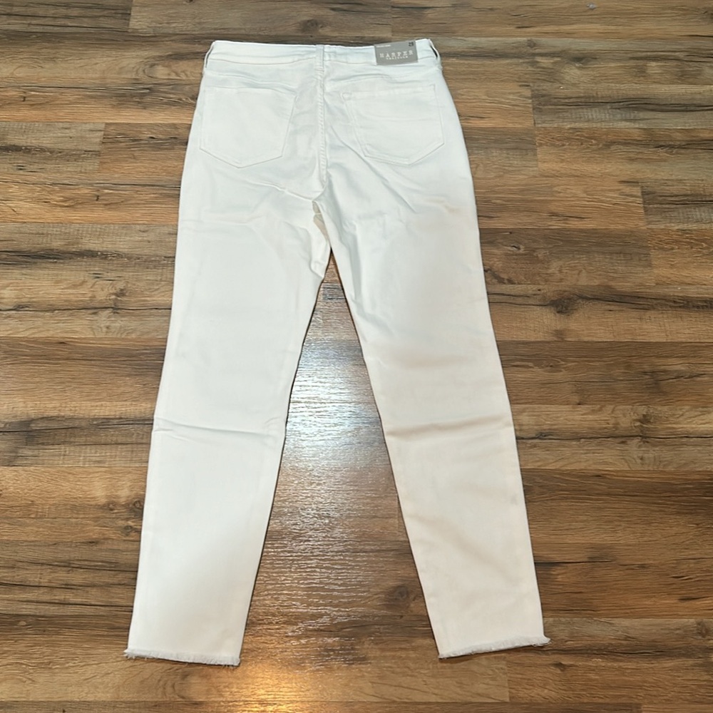 HARPER HERITAGE WOMENS HIGH RISE SKINNY PANTS WHITE NEW SIZE 29 - Picture 2 of 12